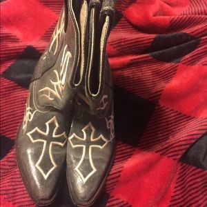 Justin gray cowboy boots size 8 DD